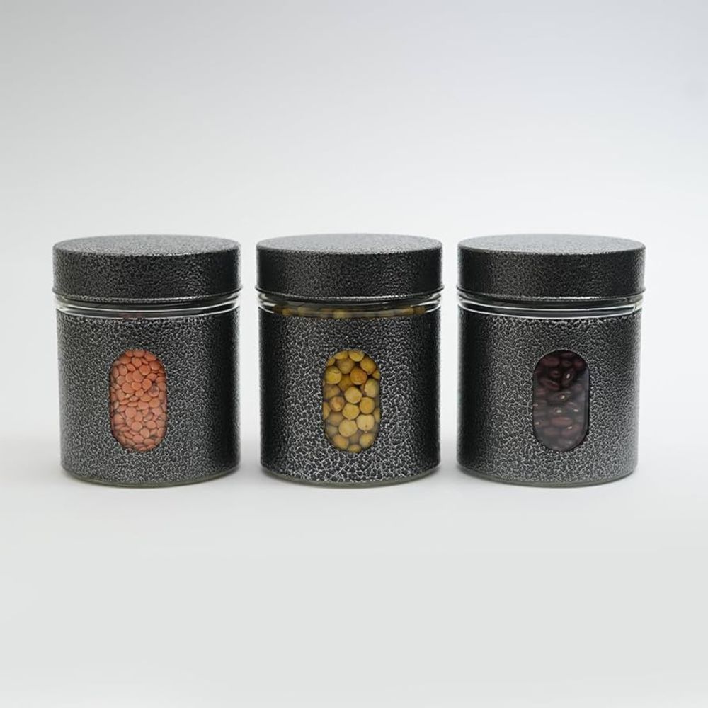 3pc Glass Cannister