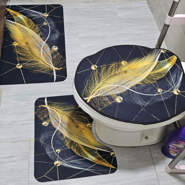 3pc Toilet Mat