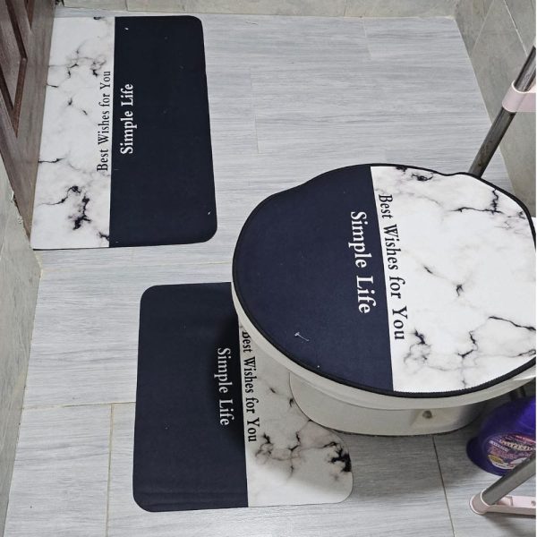 3pc Toilet Mat