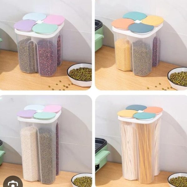4 Slot Cereal Container