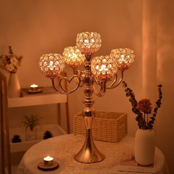 5 arm Candle Holder