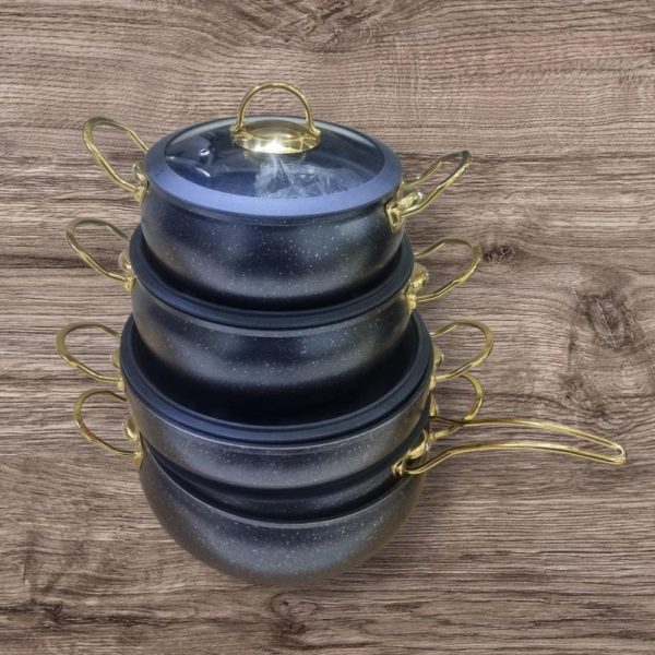 9 Piece Granite Cookware