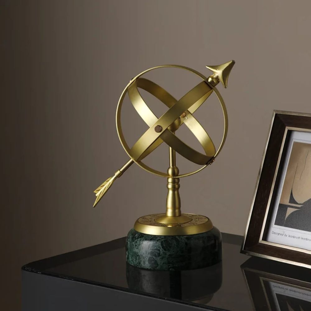 Armillary Vintage Metal Globe