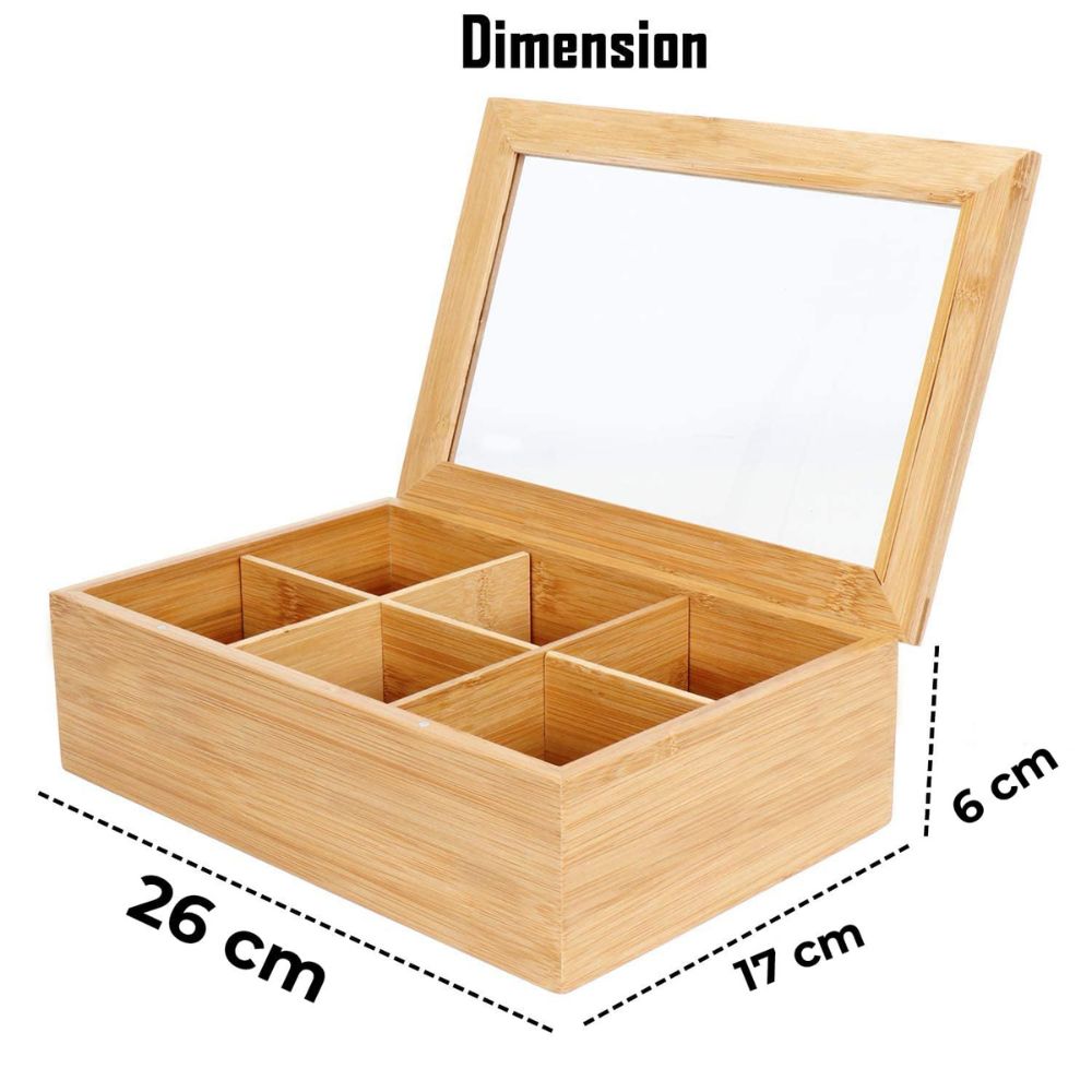 Bamboo Tea Bag organizer