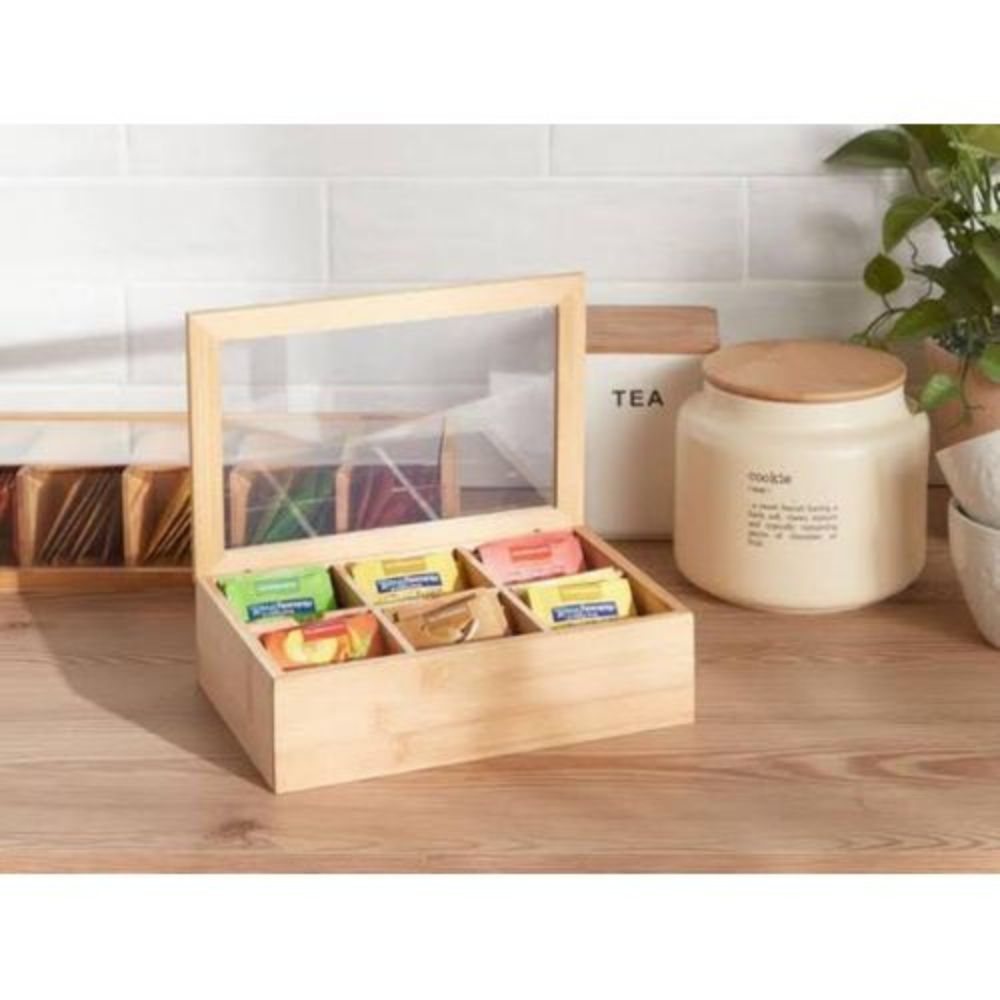 Bamboo Tea Bag organizer