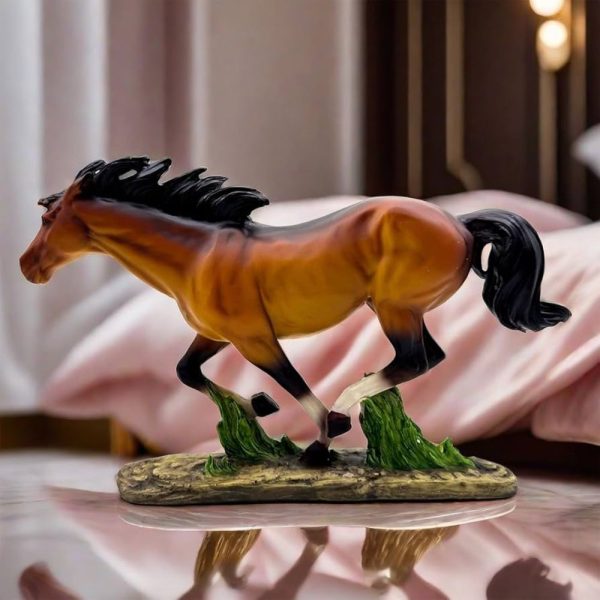 Brown Horse Statue