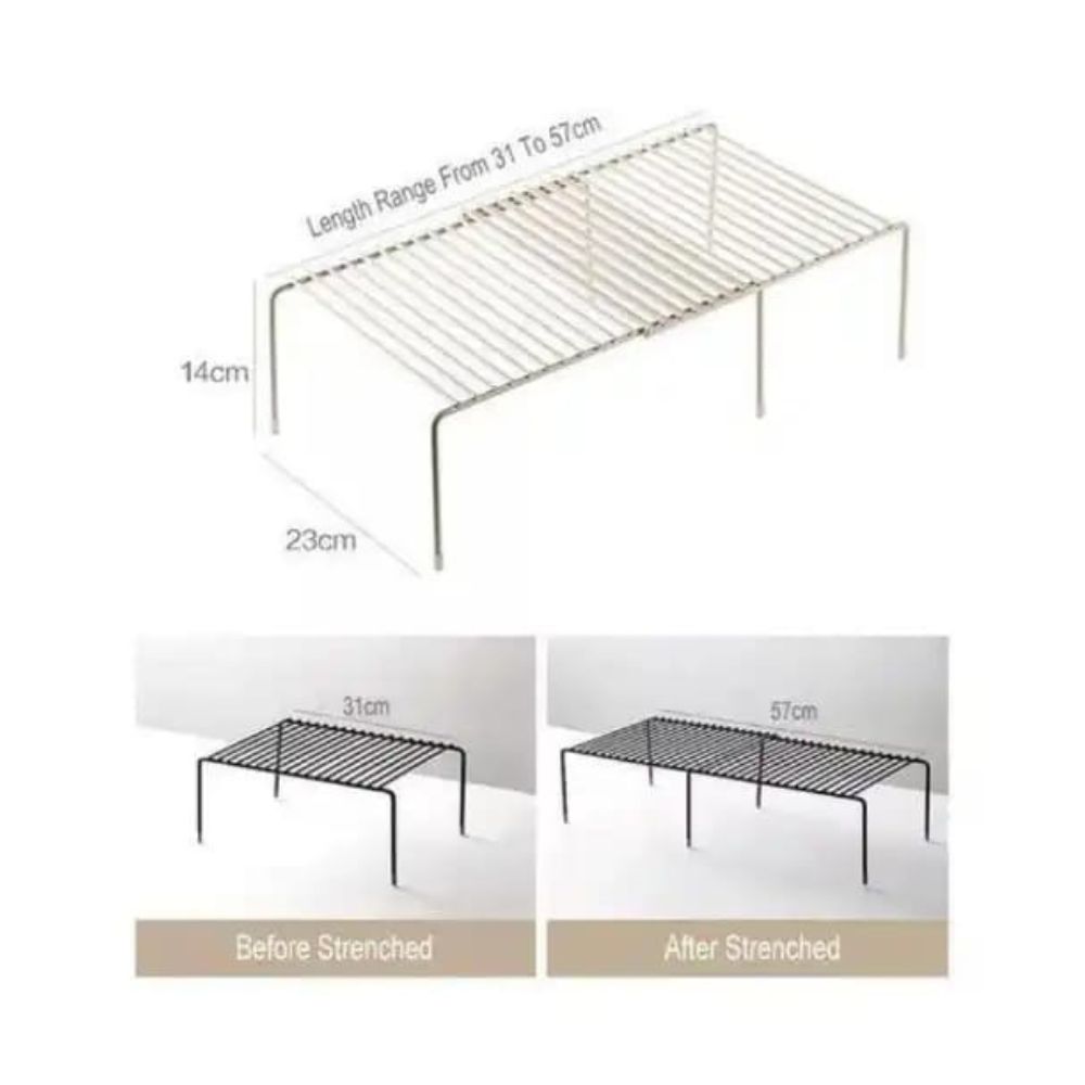 Extending Metallic shelf