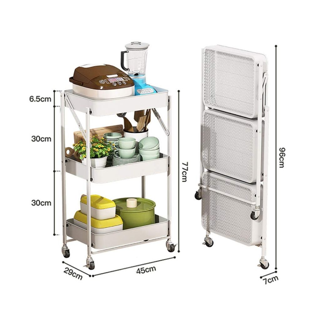 Foldable 3 in 1 Mesh Trolley
