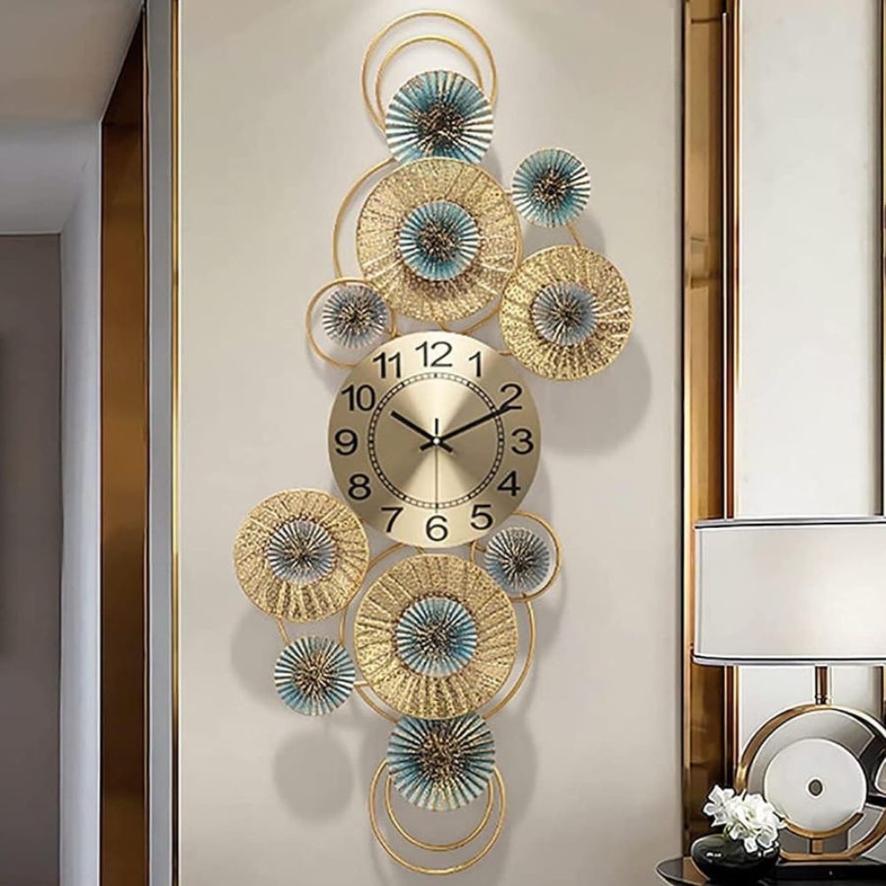 Blue and Gold Clock