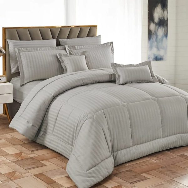 King Sized Stripped Duvet set