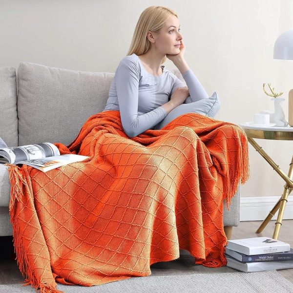 Knitted Throw Blanket