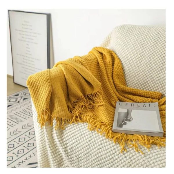 Knitted Throw Blanket