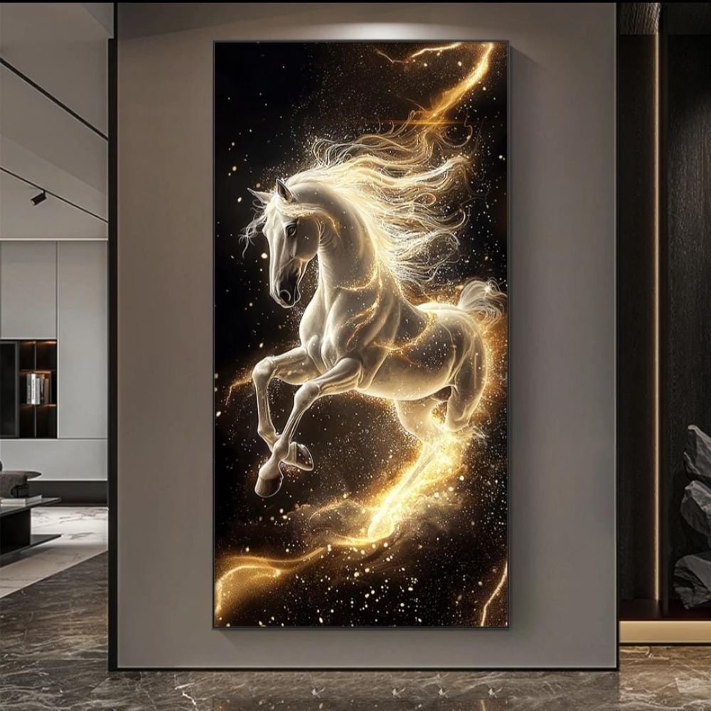 LED Horse Canvas