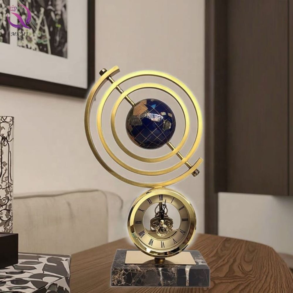 Marble base Globe decor
