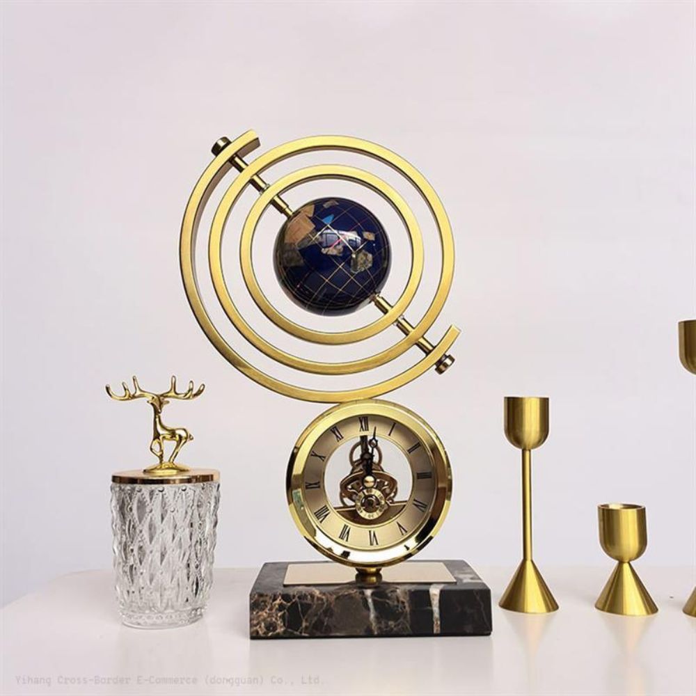 Marble base Globe decor
