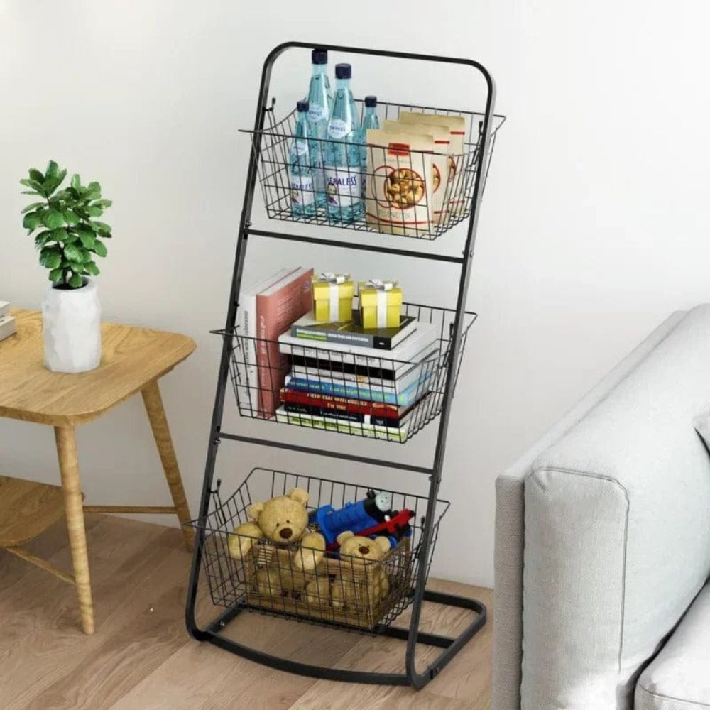 Multipurpose 3 layer Metallic Rack