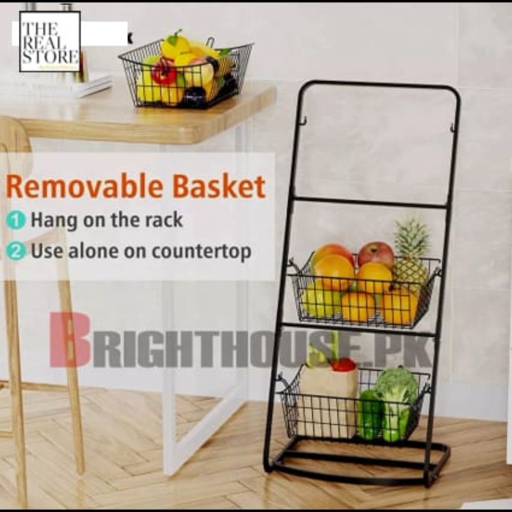Multipurpose 3 layer Metallic Rack