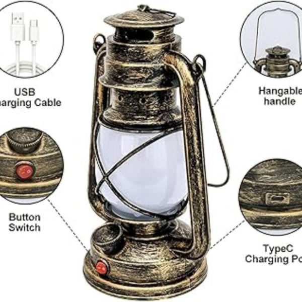 Rechargeable Vintage LED lamp