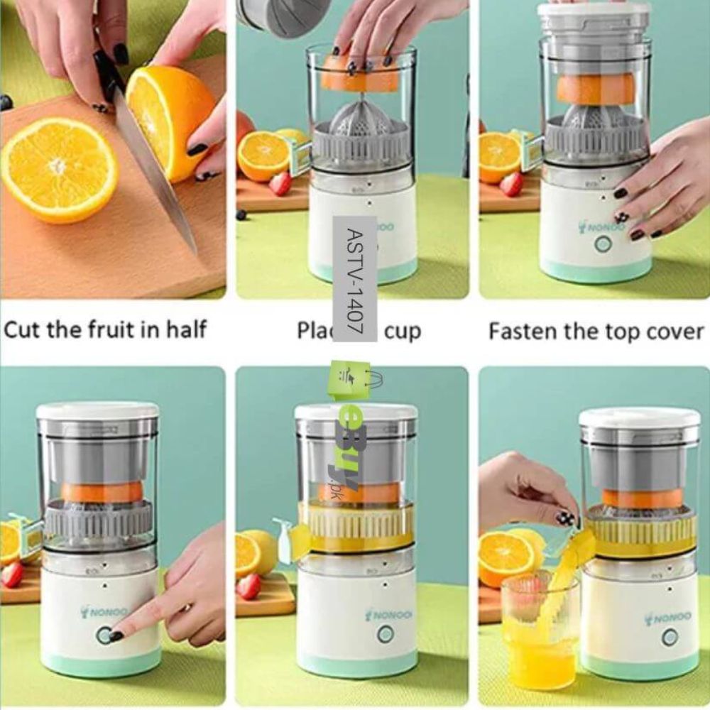 Rechargeable electric juicer