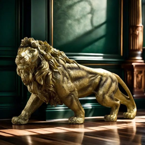 Resin Lion Statue