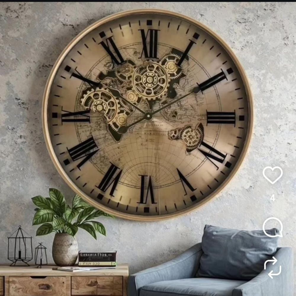 Retro Gear Clock