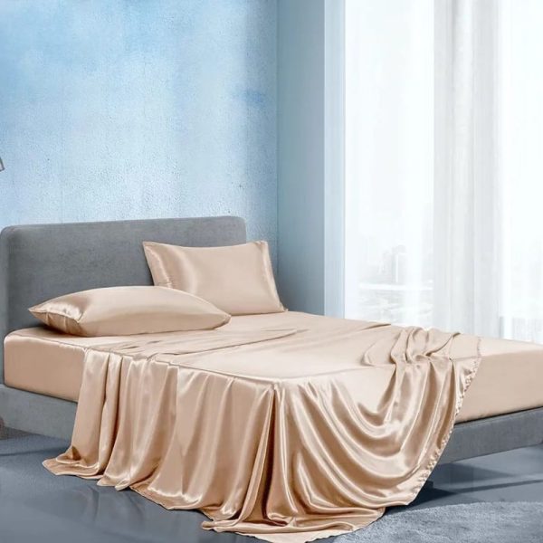 Silk Fitted bedsheet set
