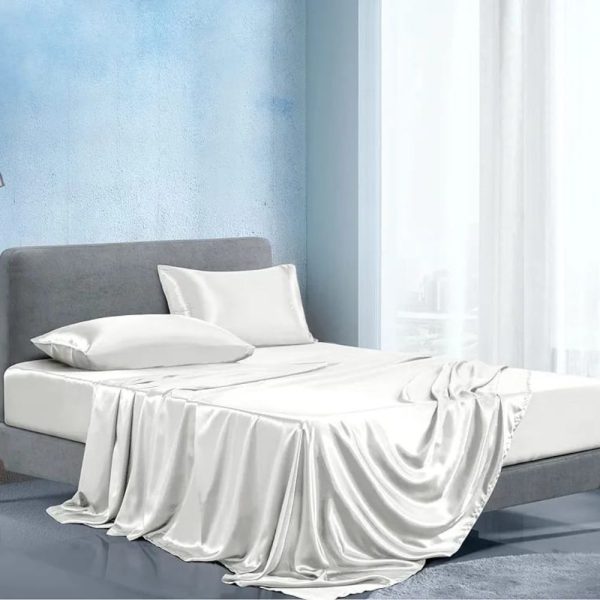 Silk Fitted bedsheet set