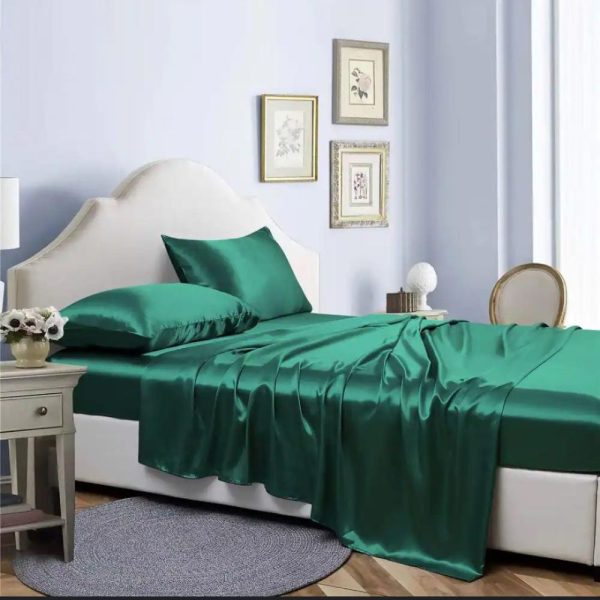 Silk Fitted bedsheet set