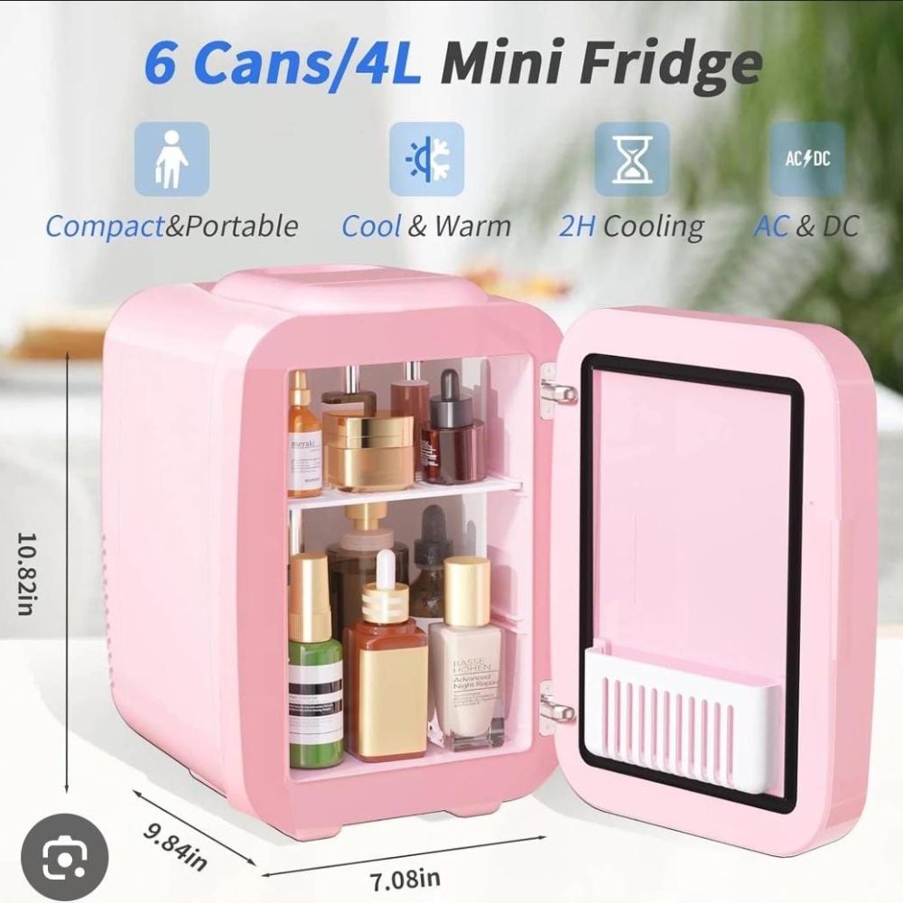 Skincare fridge