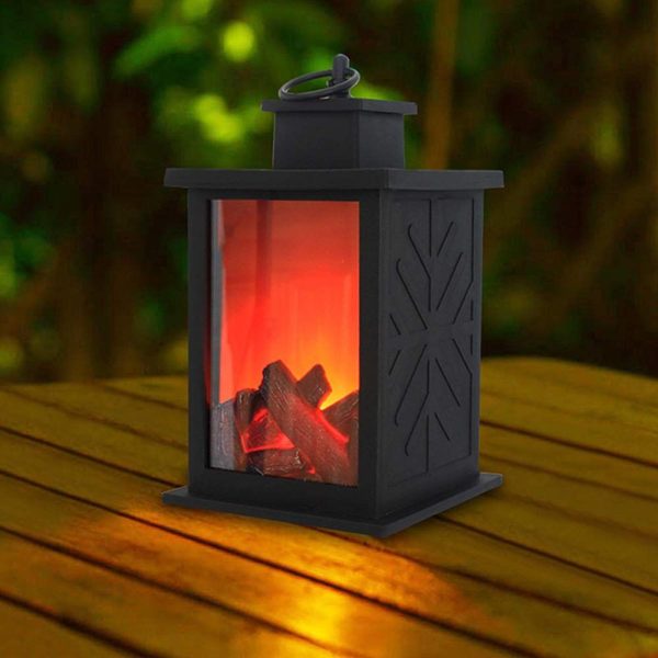 Tabletop Fireplace Lantern