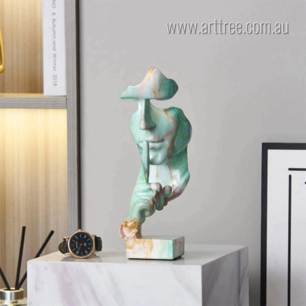 Thinker Silence Statue