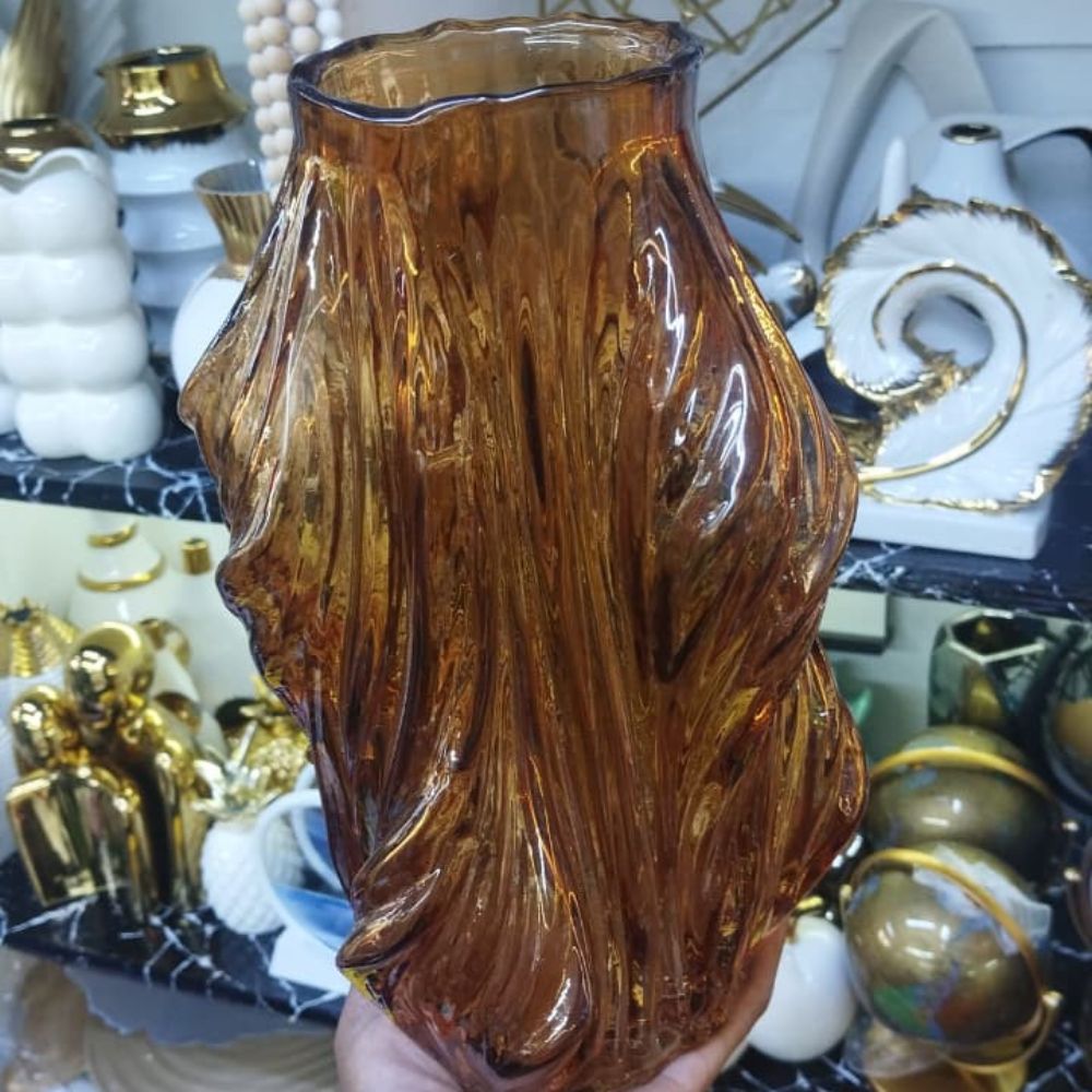 Wood Effect Vase